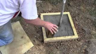 YARD HYDRANT CONCRETE PROTECTIVE SLAB 4 of 4 [upl. by Audry372]