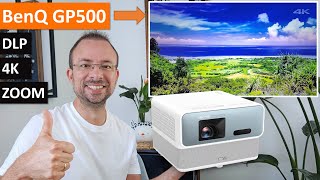 BenQ GP500 ❤️ Test du nouveau vidéoprojecteur DLP 4K [upl. by Gasperoni]