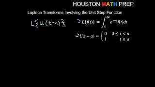 Laplace Transforms with Unit Step Functions [upl. by Ronny842]