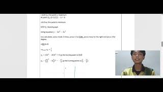 Application of Differentiation Stationary Point and Rate of Change [upl. by Nayve]