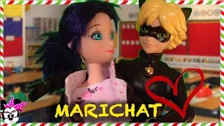 Prodigiosa las aventuras de Ladybug  marichat Cat Noir y marinette se besan [upl. by Jensen549]