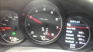 Porsche Panamera 36 V6 PDK accelerating  sound [upl. by Nnairrek]