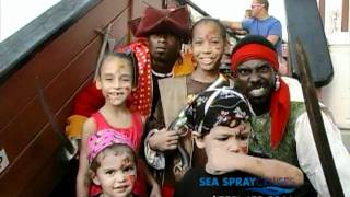 Sea Spray Cruises  Catamaran and Pirate Ship Tours St Lucia  Come do it AllVOB [upl. by Ellehcsar]