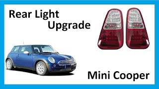 How to upgrade rear lights on a BMW Mini Cooper to LED Type [upl. by Tare]