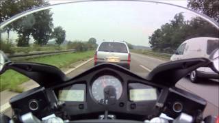 Honda VFR 800 on German Autobahn  Part 2 [upl. by Eeldivad]