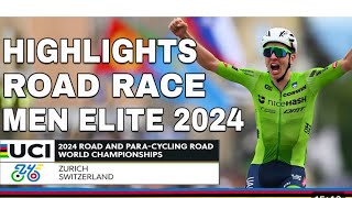 Highlights UCI WORLD CHAMPIONSHIP ROAD RACE 2024worldchampionship [upl. by Aramo]