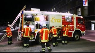 Alarm im Krankenhaus Feuerwehr Winnenden Schwaikheim Leutenbach RMK Winnenden 28122014 [upl. by Aicilav]