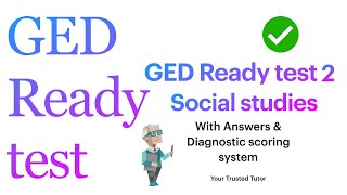 FREE GED Ready Test 2 for Social Studies with Answers amp Diagnostic Scoring System GED Practice test [upl. by Anirbas901]