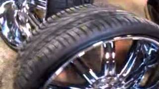 24quots rims amp tires for sale 1300 [upl. by Ynomrah]