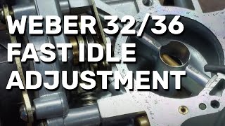 How To Adjust Fast Idle on Weber 3236 [upl. by Areic304]