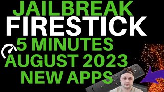 🔥JAILBREAK FIRESTICK IN AUGUST 2023  JAILBREAK FIRESTICK COMPLETE 5MIN TUTORIAL🔥 [upl. by Janka]