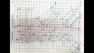 Projection of Solids problem 8 Engineering Graphics engineering drawing Engineering Visualization [upl. by Narcissus558]