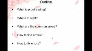 Proofreading Strategies [upl. by Acenes]