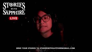 The faceless visitor and more spooky stories  Stories With Sapphire LIVE  Scary Story Time [upl. by Rotce812]