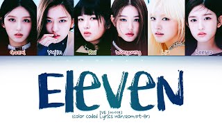 IVE 아이브 Eleven TraduçãoLegendado  Color Coded Lyrics 가사  HanRomPtBr [upl. by Mansur]