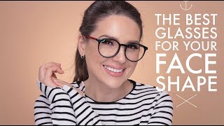 HOW TO CHOOSE THE BEST GLASSES FOR YOUR FACE SHAPE  ALI ANDREEA [upl. by Eimas]