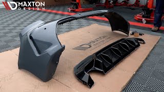 MAXTON DESIGN  BMW M135i F40 rear valance assembly instruction Maxtonized [upl. by Layney]