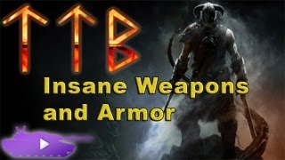 Skyrim Dawnguard  HowTo The Best Weapons And Armor  TTB [upl. by Flore]