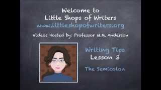 Lesson 3 The Semicolon [upl. by Charron]