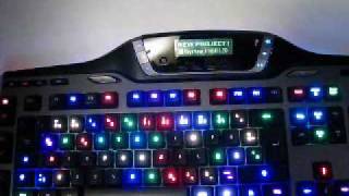 Colour Control of EACH Key  Logitech G15 RGB MOD [upl. by Rodi]