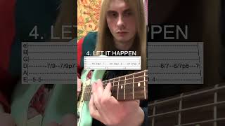 5 Iconic Tame Impala Guitar Riffs With Tabs [upl. by Atsahs]