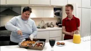 Supersize vs Superskinny  Kevin and Julie clip2 [upl. by Haroved]