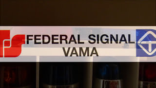 Federal Signal Vama P5000 Lightbar Very RARE model EUROPA MODELL [upl. by Ailaroc]