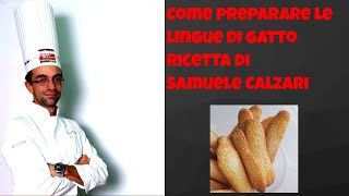 Come fare le Lingue di gatto ricetta [upl. by Ran]