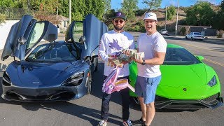 CASH RACE  Mclaren 720s vs Supercharged Lamborghini Huracan [upl. by Atteuqehs]