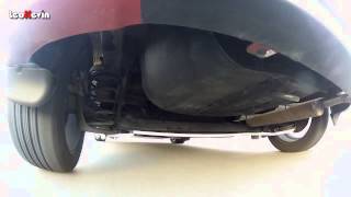 UltraRacing  Testimonial How Anti Roll Bar works on a torsion beam [upl. by Hgieleak]