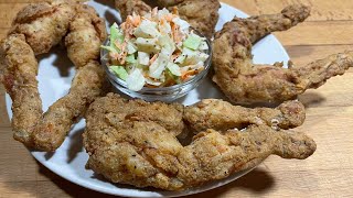 Fried Frog Legs GrainDairy Free [upl. by Kinna]