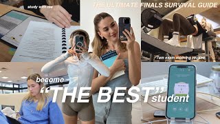 BECOME THE BEST STUDENT possible  study with me morning routine on exam day tips amp tricks [upl. by Nirda]