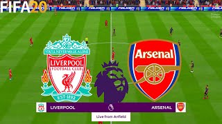 FIFA 20  Liverpool vs Arsenal  English Premier League  Full Match amp Gameplay [upl. by Inihor]