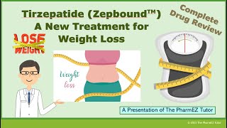 Tirzepatide Zepbound  A New FDAapproved Treatment for Weight Loss Complete Drug Review [upl. by Ariad]