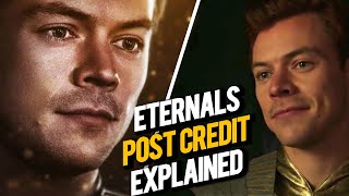 Eternals End Credits Harry Styles Starfox Explained [upl. by Lady]