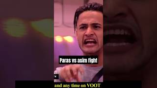 Asim Riaz vs Paras fight tyshort shortvideo [upl. by Valdemar988]