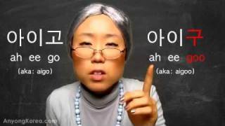 Whats AIGOO How to say OMG in Korean KWOW 3 [upl. by Vachel]