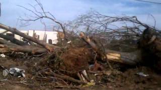 Hackleburg Tornado Damage [upl. by Ynaittirb]