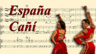 España Cañí Partitura para mariachi Partituras Multimedia [upl. by Jovitah]