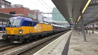 NS Vectron 193 499 NS FLOW  Nightjet 402  Utrecht CS  4K [upl. by Kcirederf979]