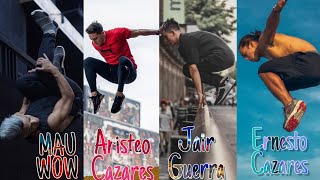 MAU VS ARISTEO VS ERNESTO VS JAIR GUERRA BEST IN PARKOUR 🔥💯 [upl. by Iblehs102]