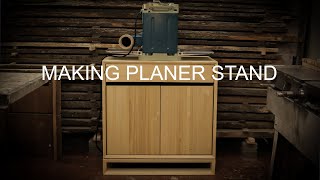 How to make a planer standWoodworkingFurniture makingDIY [upl. by Enelyar]