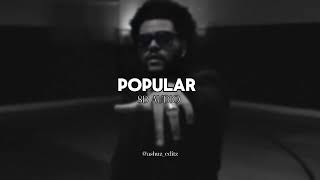 The Weeknd  Popular  8D Audio  ashuzeditz weeknd popular trending audioedit anime naruto [upl. by Ducan]