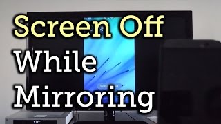 Mirror Your Android Display to Chromecast with the Screen Off to Save Battery HowTo [upl. by Ailee]