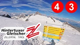 Summer skiing  Hintertux 15062017 piste 4  3 [upl. by Roydd870]