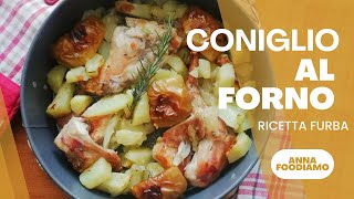 CONIGLIO AL FORNO CON MELE E PATATE [upl. by Innis]