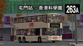 OMSI KMB 263A 屯門站 → 香港科學園 [upl. by Auqenehs428]