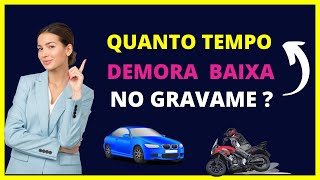 Quanto tempo demora para dar baixa no gravame [upl. by Trebor]