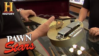 Pawn Stars 1934 Rickenbacker quotFrying Panquot Steel Lap Guitar Season 4  History [upl. by Florentia]