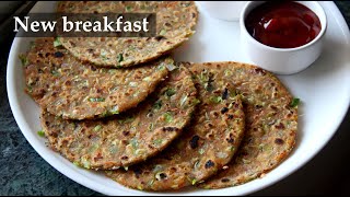 ಹೊಸ ರೆಸಿಪಿ New breakfast recipe Kannada  Light dinner recipes  Healthy quick veg paratha [upl. by Holtorf]